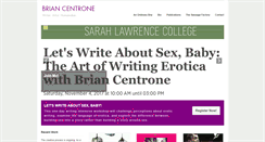 Desktop Screenshot of briancentrone.com